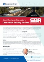 SBR Case Study in Security Services