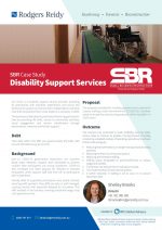 SBR Case Study in Disability Support Services @ 23c/$
