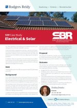 Small Business Restructure (SBR) Case Study for a business in Electrical and Solar Installations